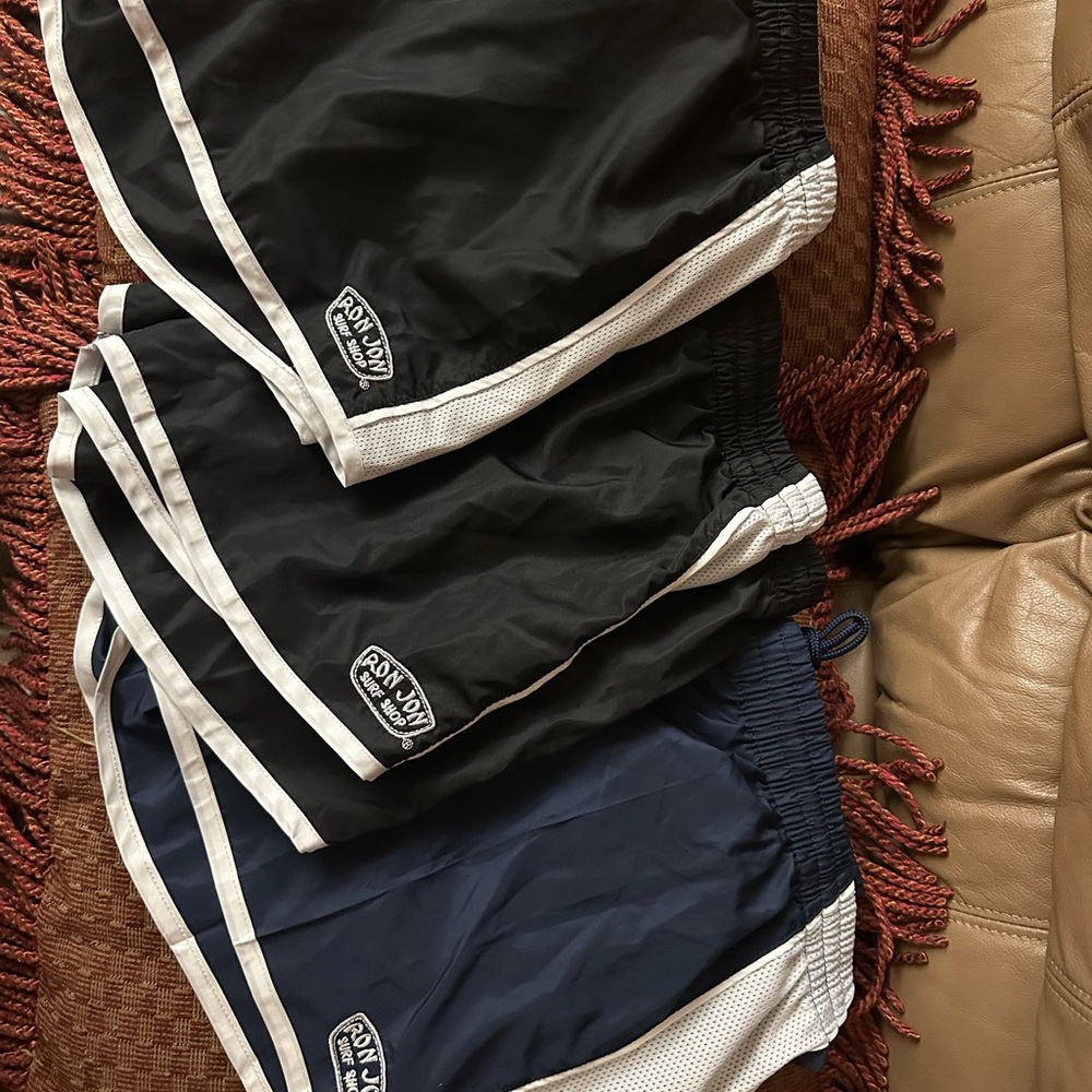 Three Ron Jon Fast Dry Athletic Shorts